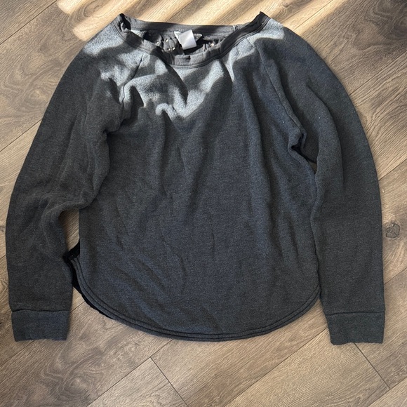 Hard Tail Charcoal Gray Crew Neck Sweater - Picture 1 of 2
